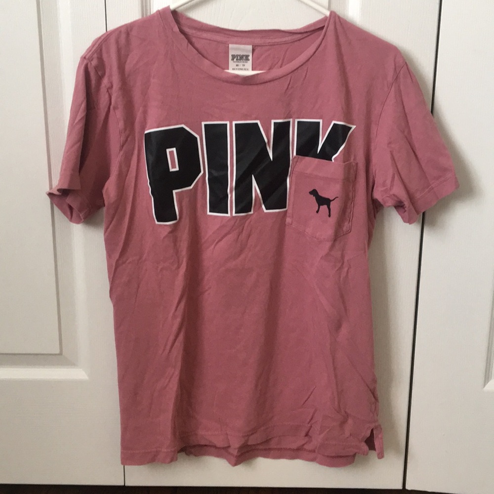 Pink oversized tee shirt